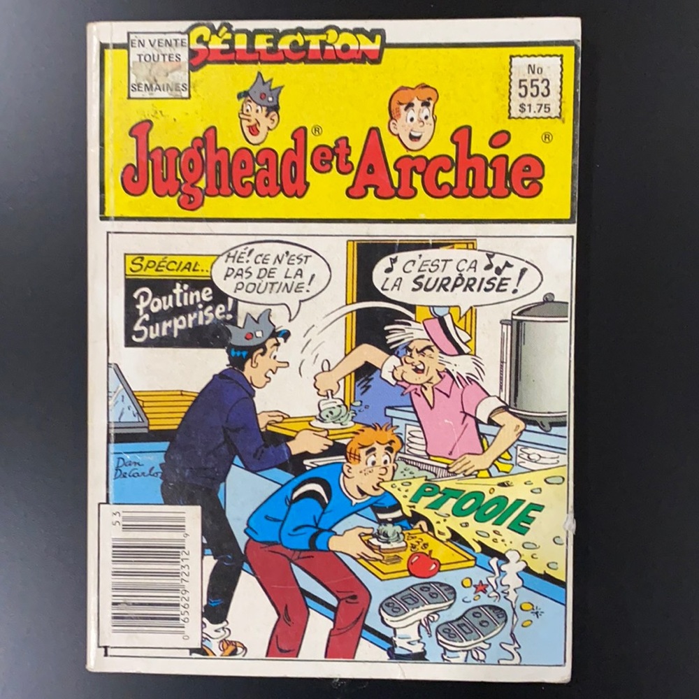 Archie Comics | Jughead with Archie (French) #553 (1990) - Digest Magazine
